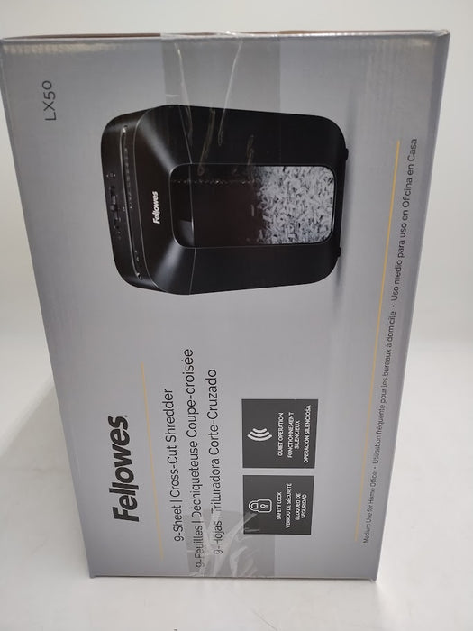 Fellowes 9 Sheet PowerShre, Black SEE DETAILS