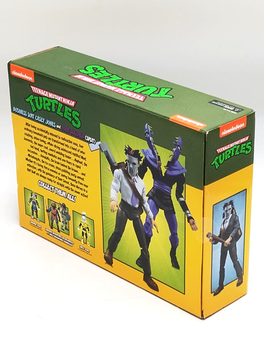 NECA Teenage Mutant Ninja Turtles Business Suit Casey Jones & Split Foot Soldier 7" Action Figures - 2pk