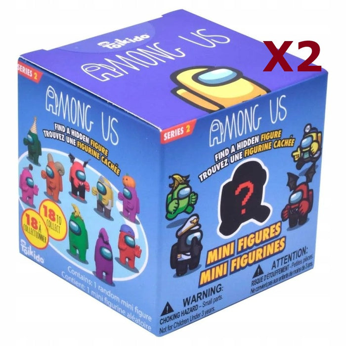 LOT OF 2!!!! Among Us Mini Figure Assortment