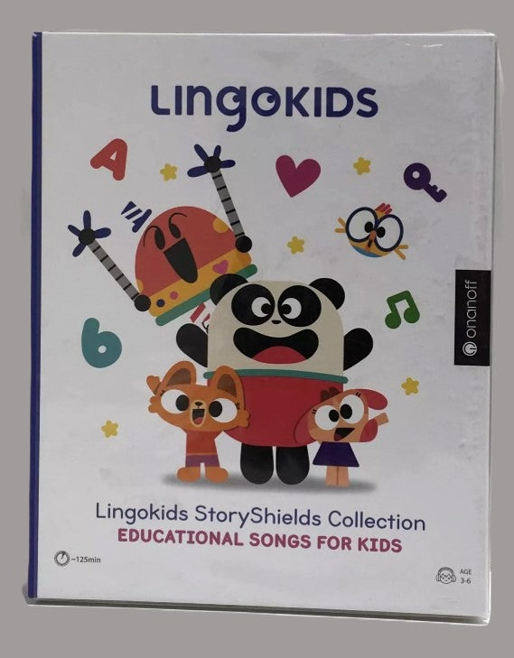 Lingokids StoryPhones with 4 Educational Screen Free Audio Disks