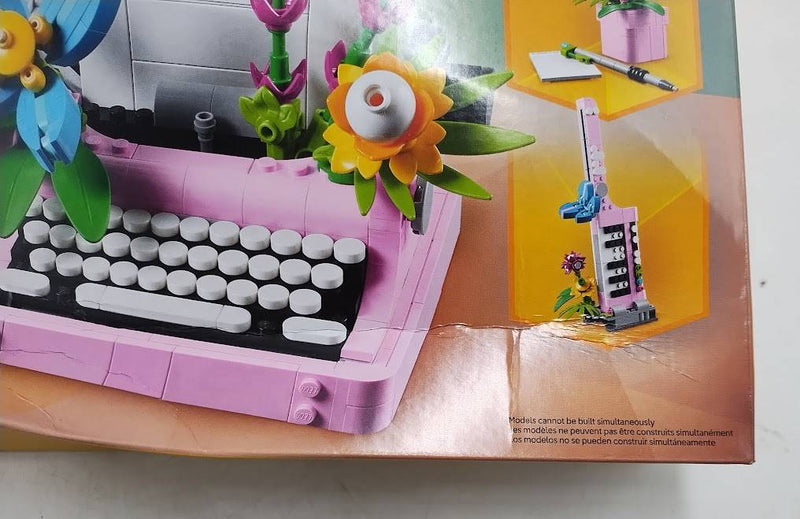 LEGO Creator 3 in 1 Typewriter with Flowers -3 Options 31169.SEE DETAILS.