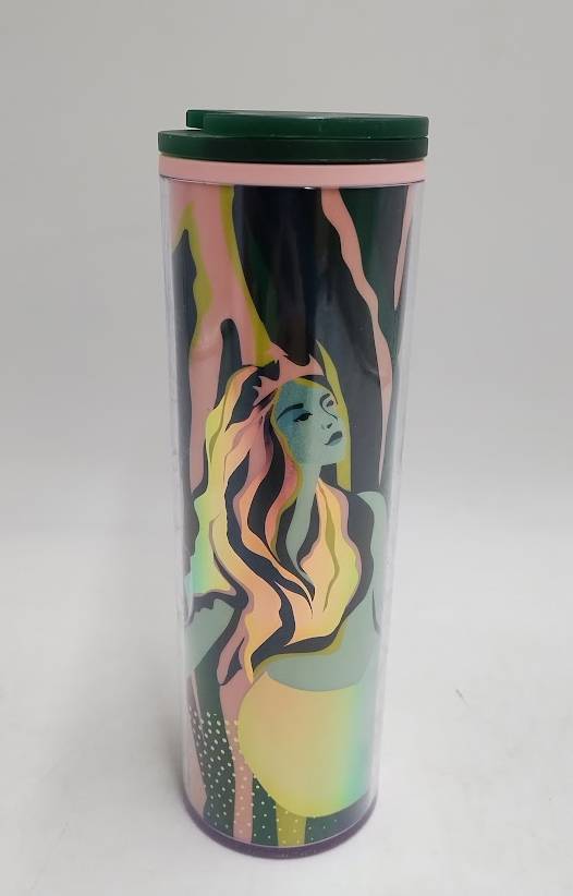 Starbucks 2024 Dichroic Mermaid Plastic Tumbler, 16 oz