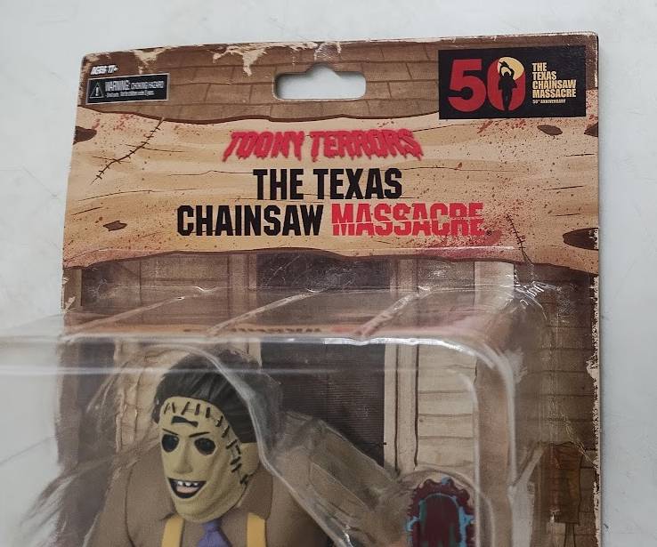 NECA Texas Chainsaw Massacre 50th Anniversary Leatherface 6" SEE DETAILS
