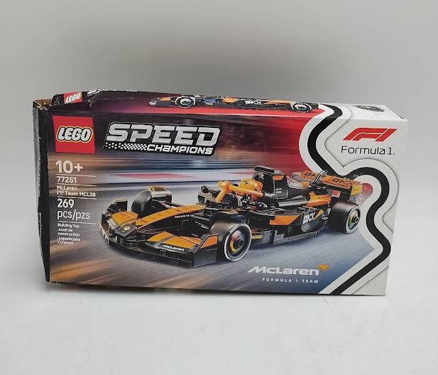 LEGO Speed Champions McLaren F1 Team MCL38 Race Car Set 77251 SEE DETAILS