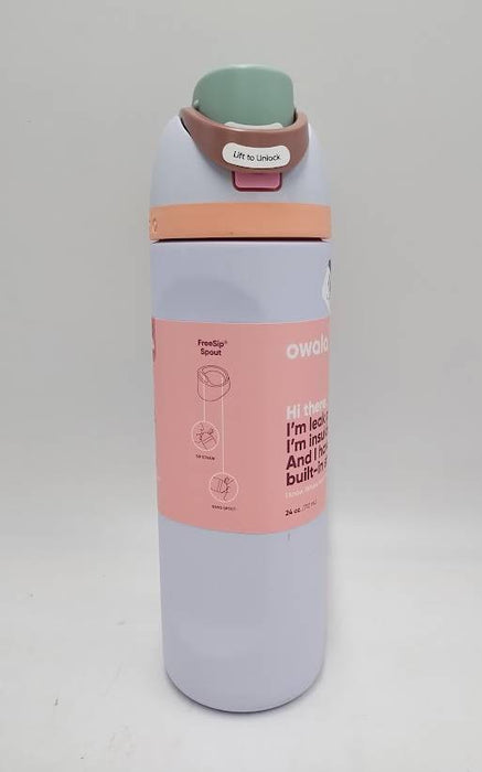 Owala 24oz FreeSip Stainless Steel Bottle-Periwinkle Twinkle READ DESCRIPTION!!!
