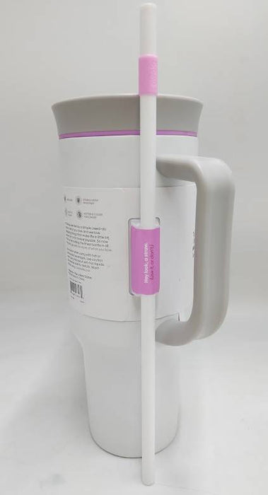 Owala 40oz Stainless Steel Straw Tumbler with Handle -White -READ DESCRIPTION!!!