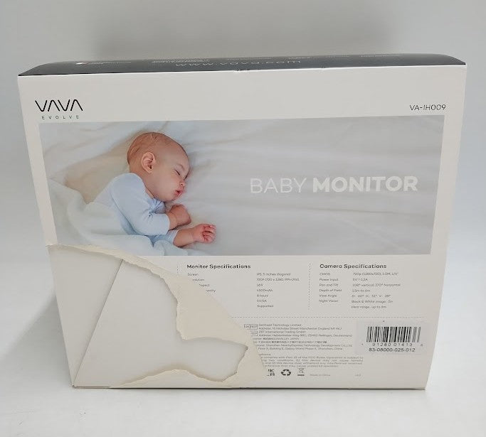 VAVA Split View 5" 720P Video Baby Monitor with 2 Cameras *SEE DETAILS*