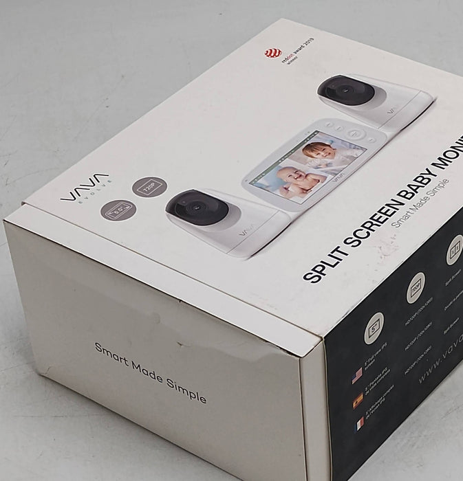 VAVA Split View 5" 720P Video Baby Monitor with 2 Cameras *SEE DETAILS*