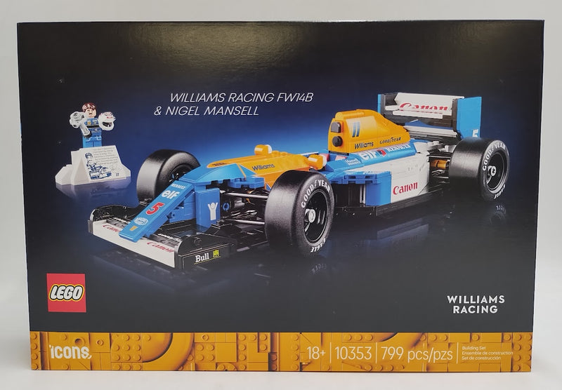 LEGO Icons Williams Racing FW14B & Nigel Mansell 10353 SEE DETAILS