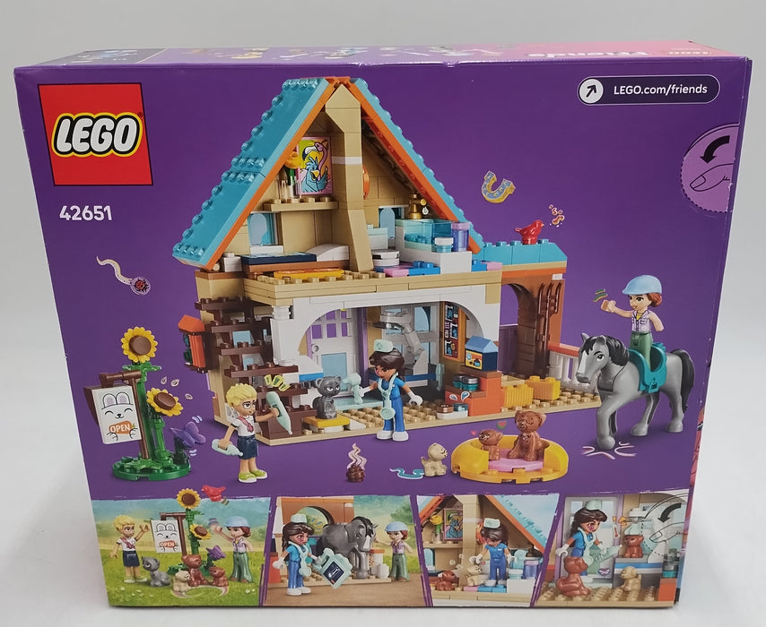 LEGO Friends Horse and Pet Vet Clinic Pretend Play Set 42651