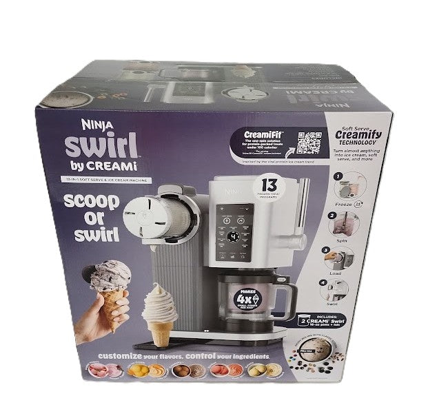 Ninja Swirl by CREAMi Soft Serve & Ice Cream Machine (LOCAL PICKUP ONLY)