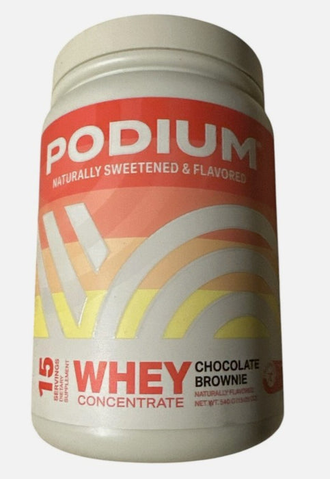 Podium Nutrition Whey Protein - Chocolate Brownie - 1.34lb EXP DATE: 03/2026