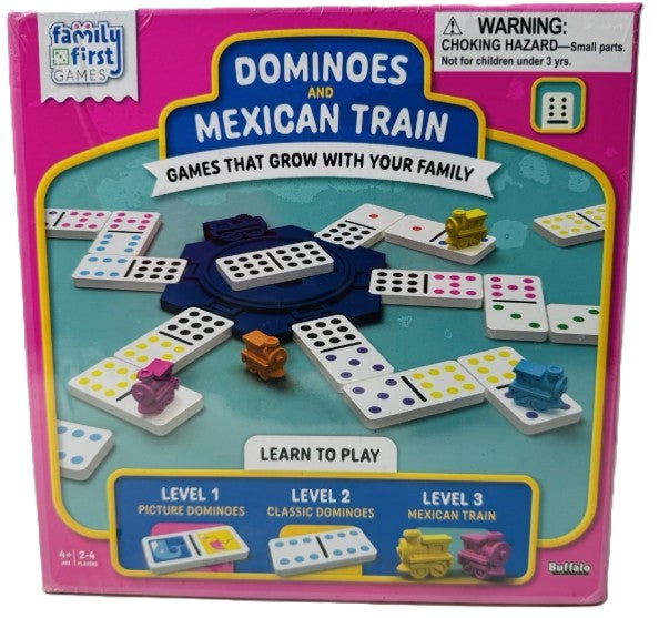 Family First Games Dominoes & Mexican Train Game