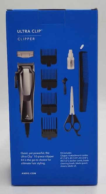 Andis Ultra Clip Adjustable Blade Home Haircut Kit - 10ct