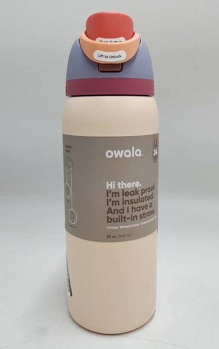 Owala FreeSip 32oz Stainless Steel Water Bottle - Sandy Shores READ DESCRIPTION!
