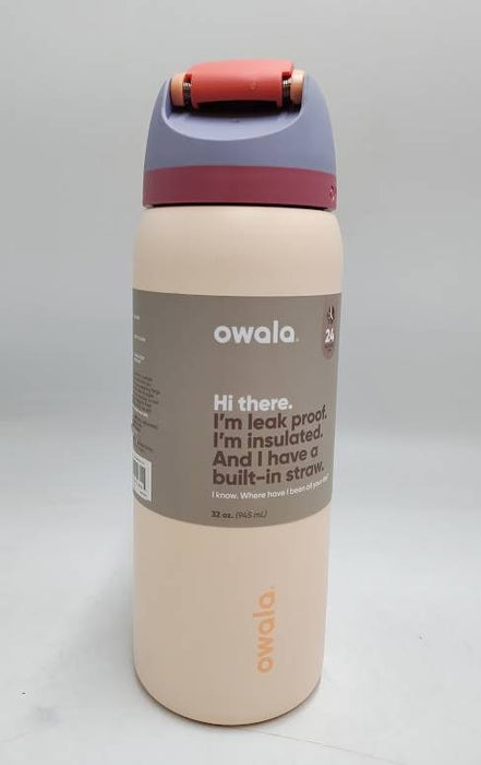 Owala FreeSip 32oz Stainless Steel Water Bottle - Sandy Shores READ DESCRIPTION!