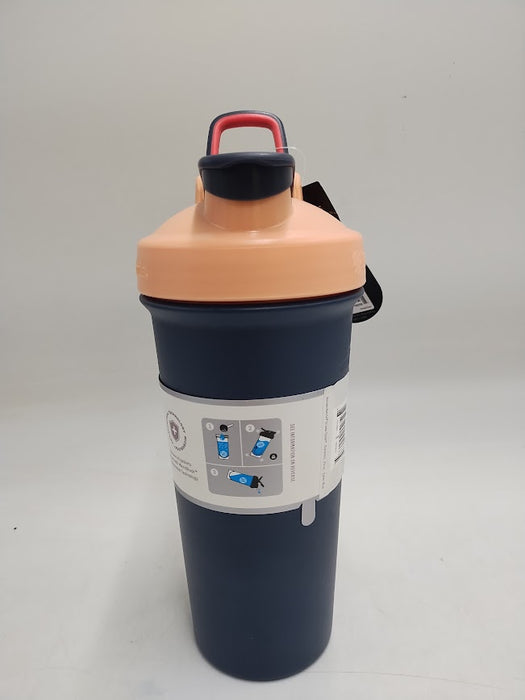 BlenderBottle 25oz Sleek Stainless Steel Tumbler - Navy/Teal READ DESCRIPTION