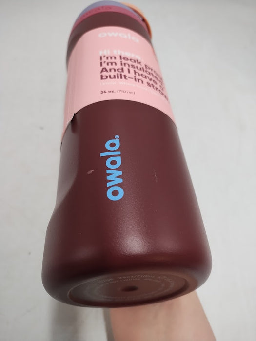 Owala 24oz FreeSip Stainless Steel Water Bottle - Maroon - SEE DETAILS