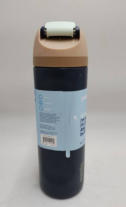 Owala 24oz FreeSip Stainless Steel Water Bottle - Navy Nights - READ DESCRIPTION