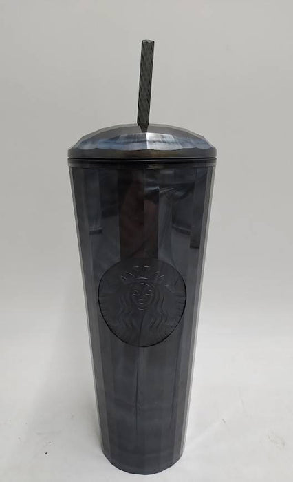 NEW Starbucks Iridescent Black Pearl Marbled VENTI 24 Oz Tumbler