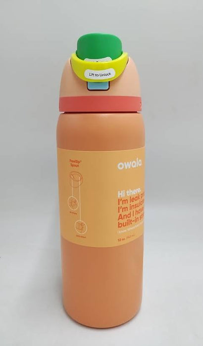 Owala FreeSip 32oz Stainless Steel Water Bottle-Tangy Tango -READ DESCRIPTION!!!