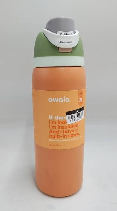 Owala FreeSip 32oz Stainless Steel Water Bottle-Tangy Tango -READ DESCRIPTION!!!