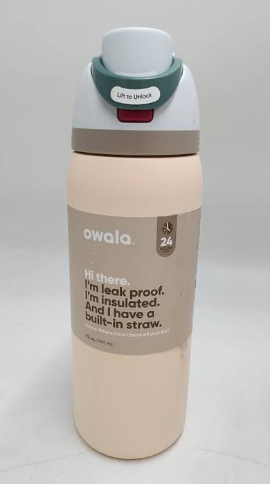 Owala FreeSip 32oz Stainless Steel Water Bottle - Sandy Shores READ DESCRIPTION