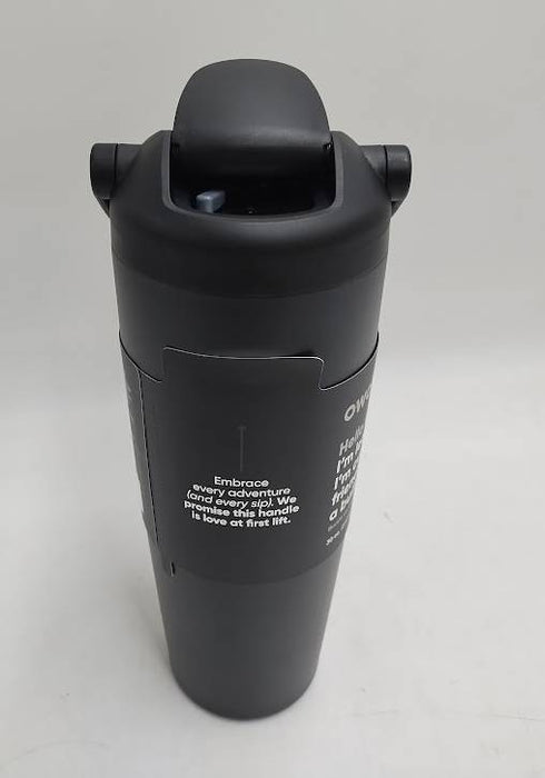 Owala 30oz FreeSip Sway Stainless Steel Tumbler - Very Dark READ DESCRIPTION