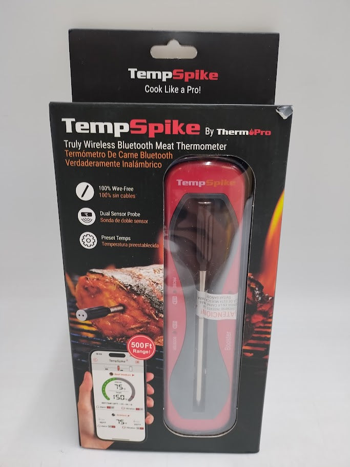 ThermoPro TempSpike 500 Ft Truly Wireless Bluetooth Meat Thermometer