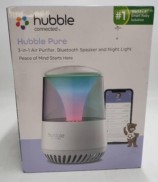 Hubble Connected Pure 3-in-1 Air Purifier.SEE DETAILS.