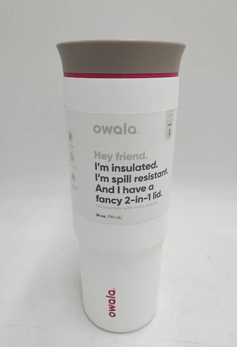 Owala 24oz Stainless Steel Straw Tumbler - Sleek SEE DETAILS