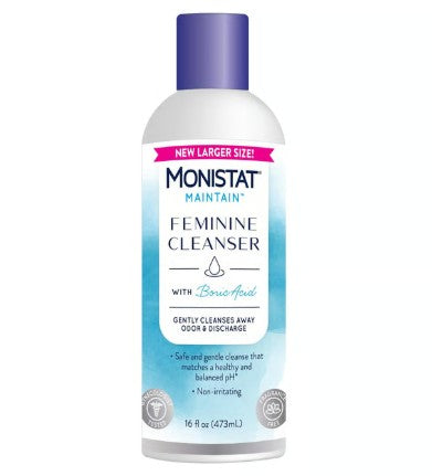 Monistat Maintain Boric Acid Feminine Cleansing Wash - 16 fl oz
