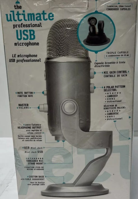 Blue Microphone - Yeti Silver