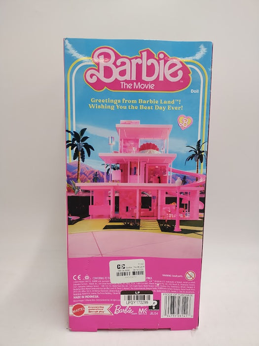 Barbie: The Movie Ken Doll Wearing Pastel Striped Beach Matching Set SEE DETAILS