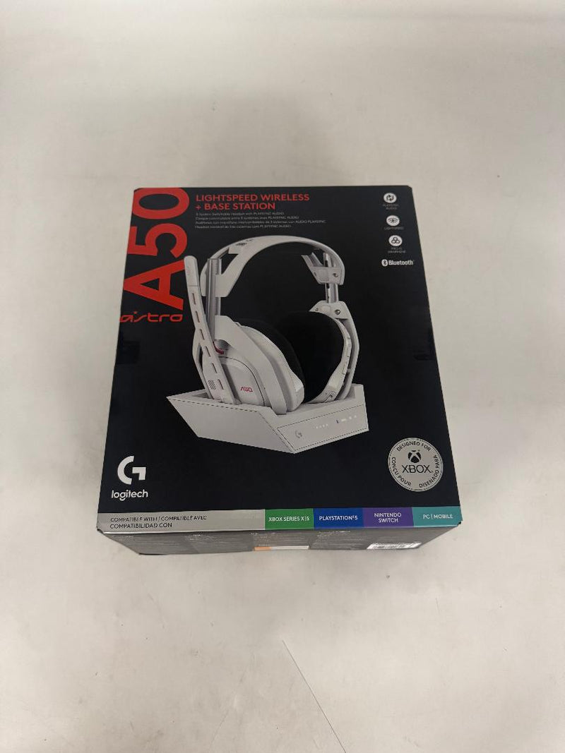 Logitech G Astro A50 LIGHTSPEED Wireless Gaming Headset PS5 - White