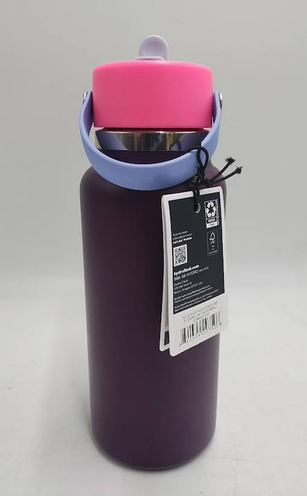 Hydro Flask 32oz Wide Mouth Flex Straw Water Bottle Sugar Plum SEE DETAILS