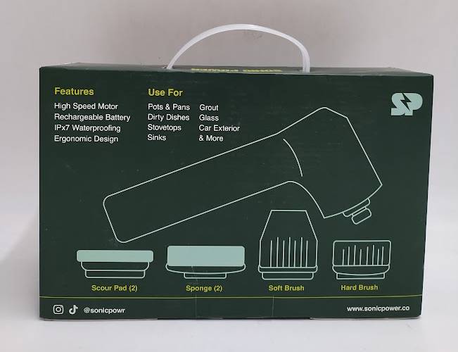 Sonic Power Electric Scrubber