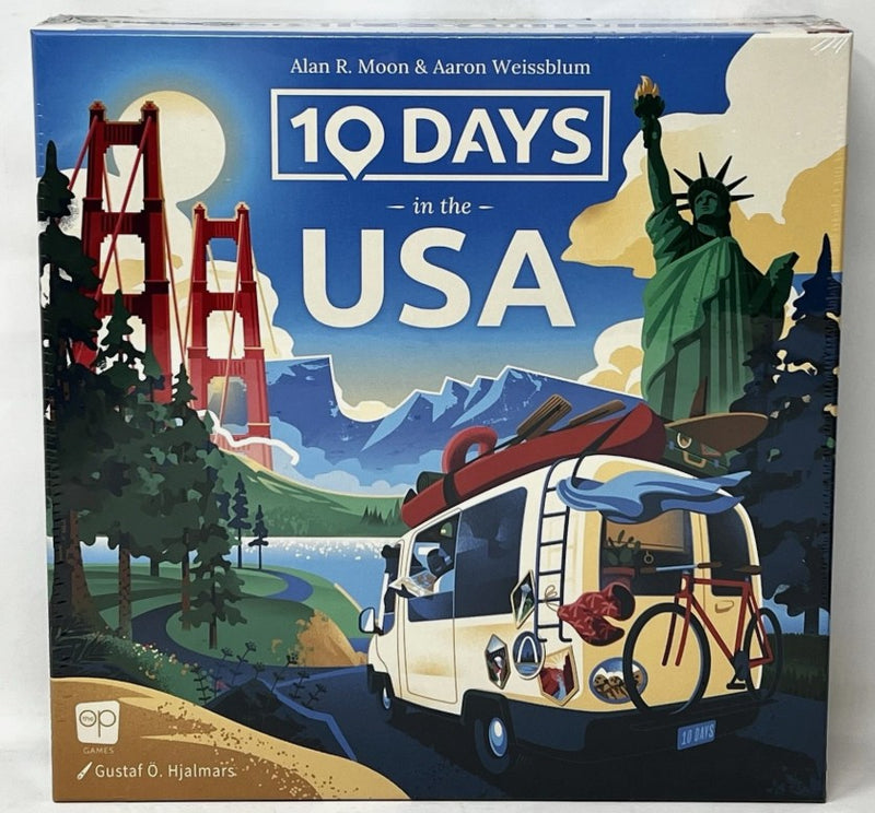 The Op Games 10 Days in the USA Board Game