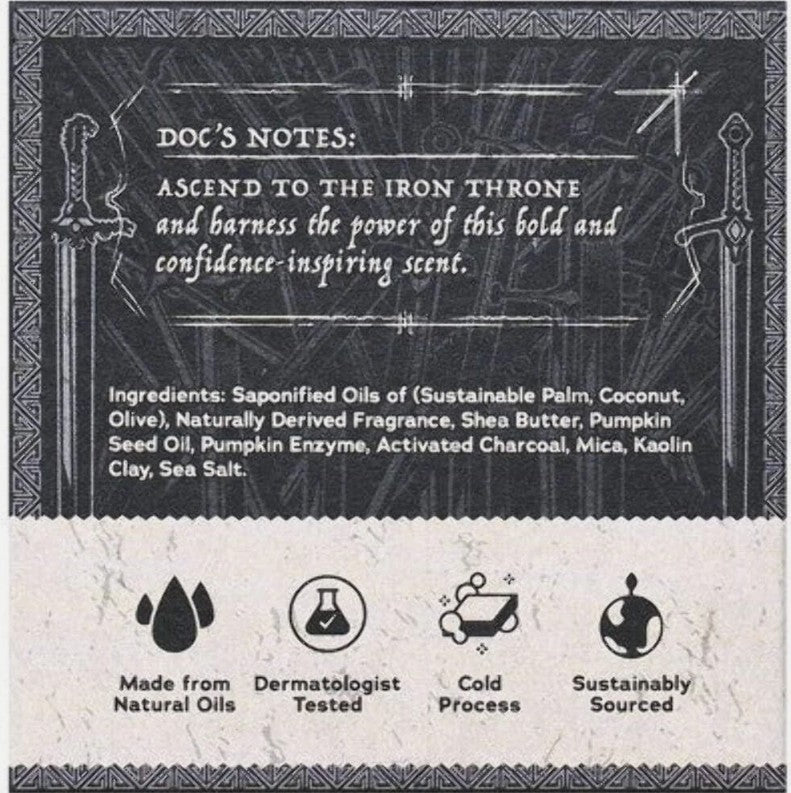 DR. SQUATCH Men's All Natural Bar Soap - Thousand Sword Scrub - 5oz *SEE DEAL!!* *ADD 3 TO YOUR CART & 1 IS FREE!*