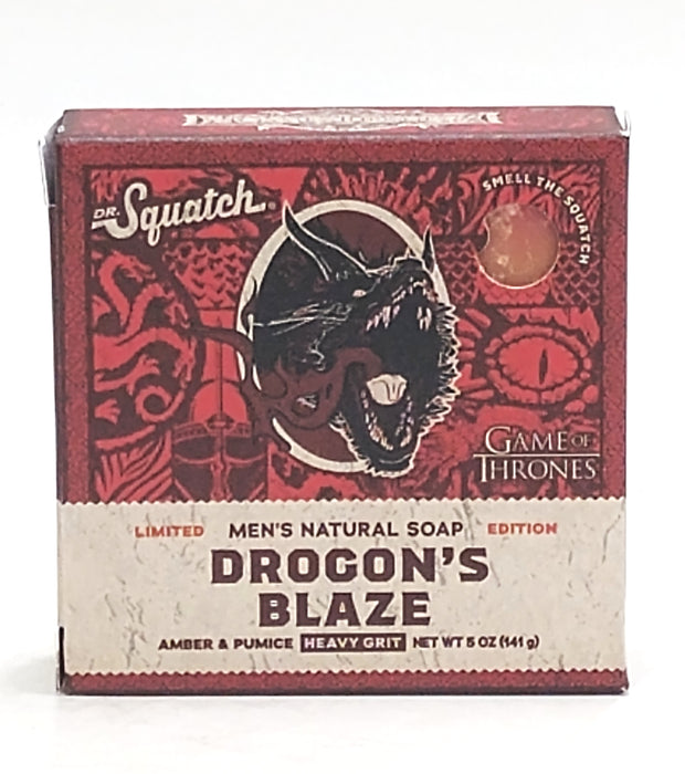 DR. SQUATCH Men's All Natural Bar Soap - Dragon's Blaze - 5oz *ADD 3 TO YOUR CART & 1 IS FREE!*