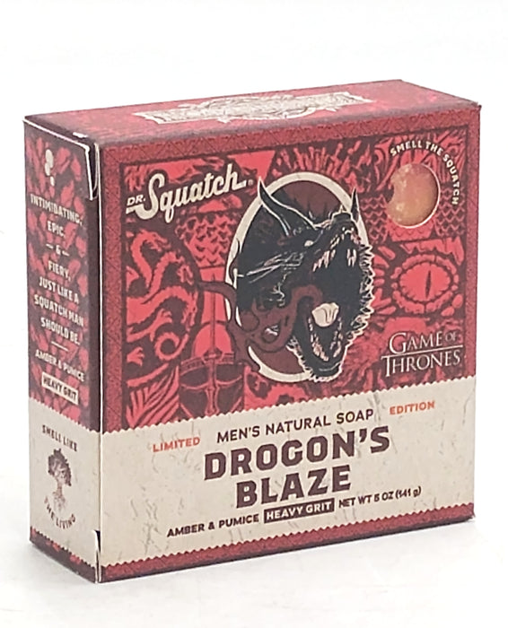 DR. SQUATCH Men's All Natural Bar Soap - Dragon's Blaze - 5oz *ADD 3 TO YOUR CART & 1 IS FREE!*