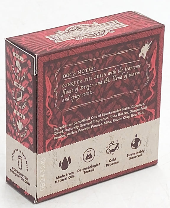 DR. SQUATCH Men's All Natural Bar Soap - Dragon's Blaze - 5oz *ADD 3 TO YOUR CART & 1 IS FREE!*
