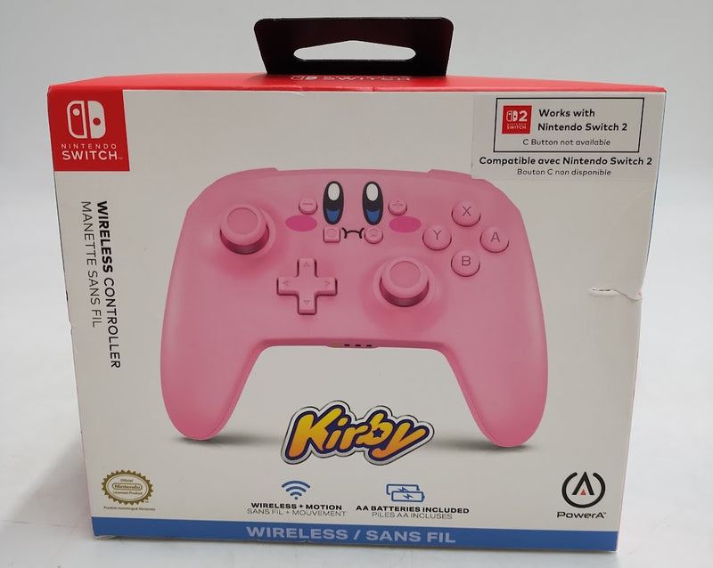 PowerA Core Wireless Controller for Nintendo Switch Kirby Mouthful SEE DETAILS