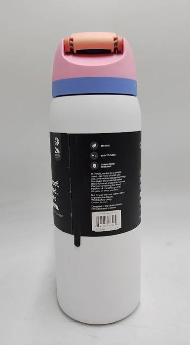 Owala Free Sip 32oz Stainless Steel Water Bottle - Sleek READ DESCRIPTION!!!