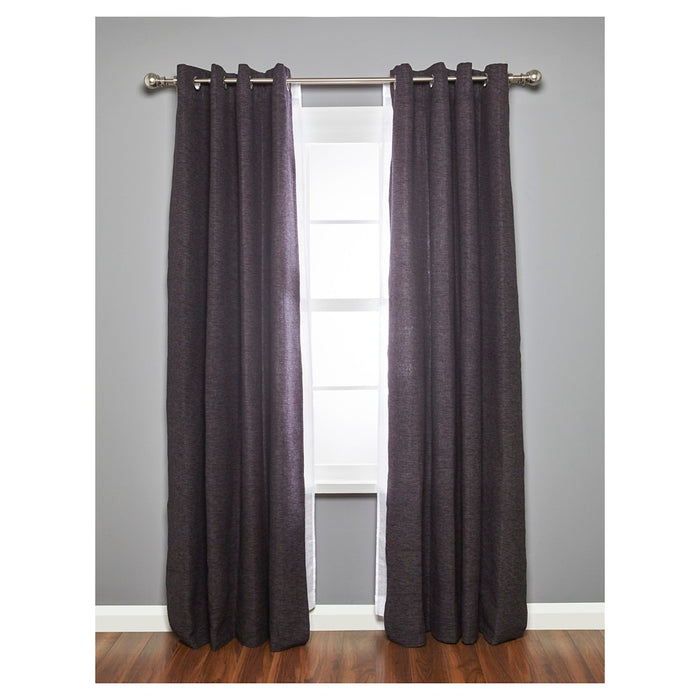 Ball Double Curtain Rod Set Brushed Nickel 7/8"& 5/8" (36"x66") Loft By Umbra (LOCAL PICKUP ONLY)