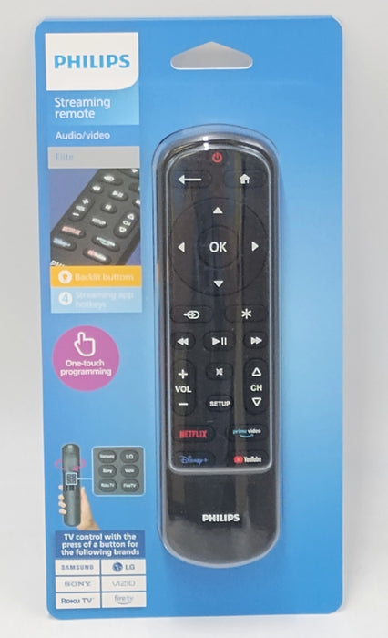 Philips One-Touch Programming Streaming Replacement Remote