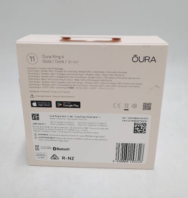 Oura Ring 4 Gold - Size 11