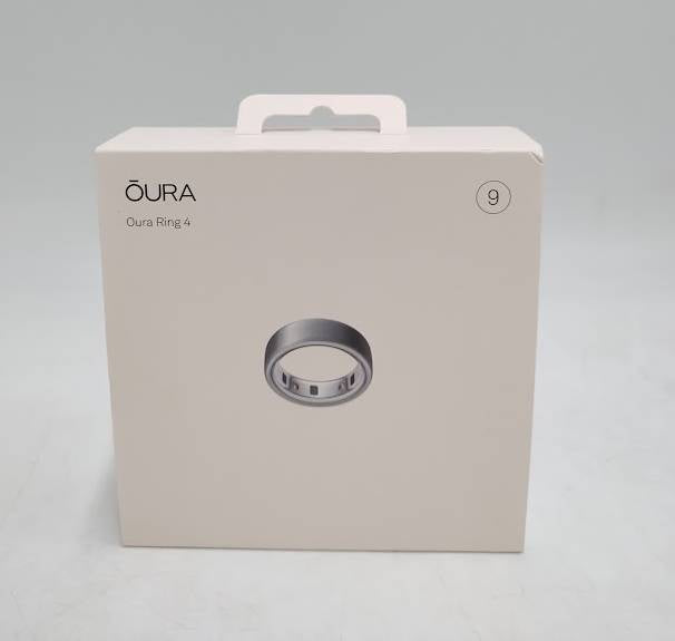 Oura Ring 4 Brushed Silver - Size 9 ***BRAND NEW, OPEN BOX***