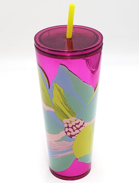 Starbucks Spring 2024 Metallic Magnolias Cold Cup Tumbler 24 oz