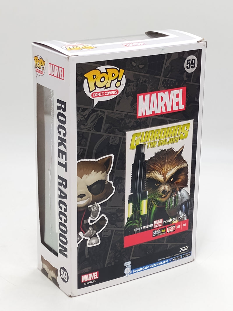 Funko POP! Comic Cover: Guardians of the Galaxy Rocket Raccoon Figure